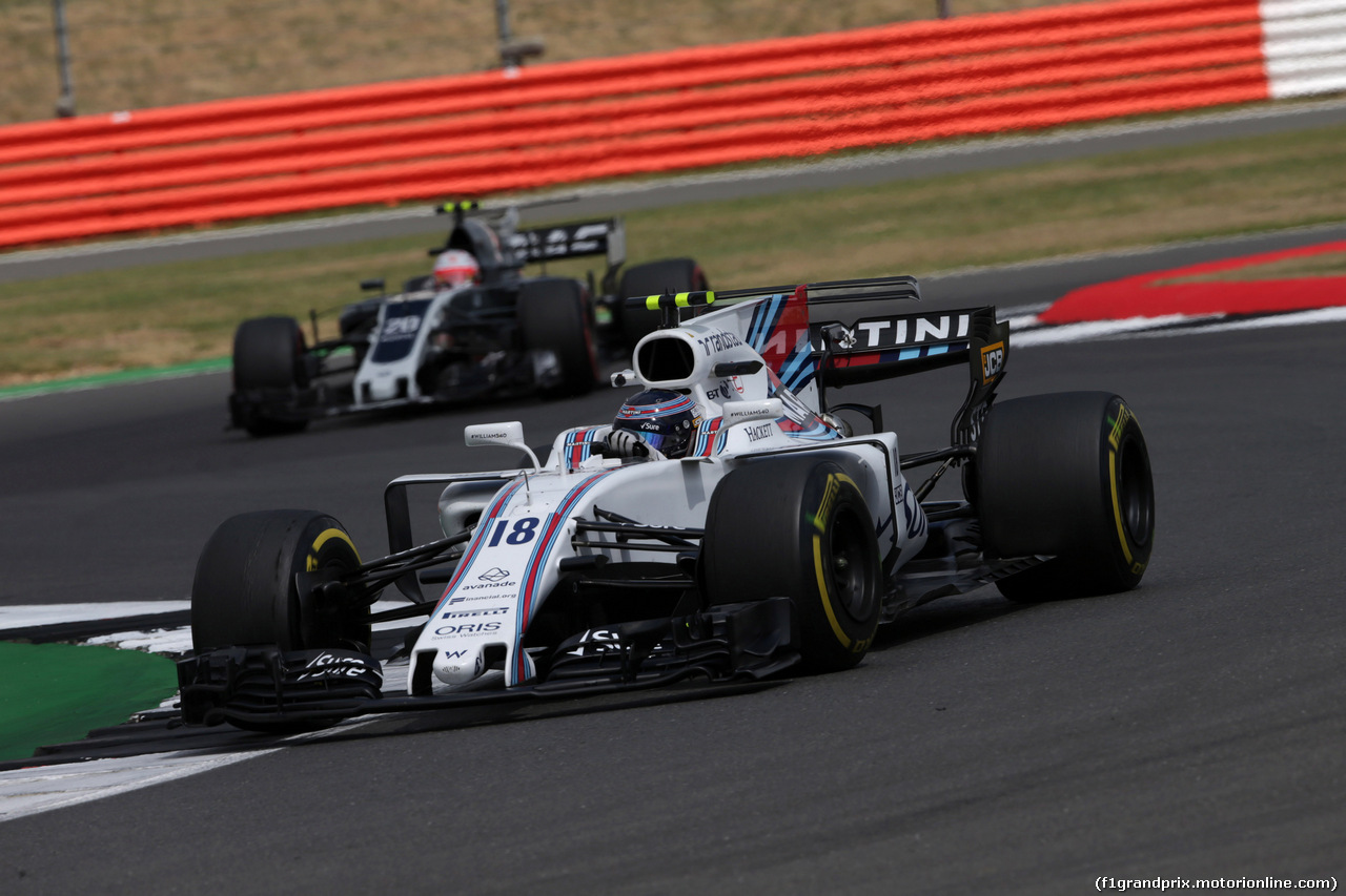 GP GRAN BRETAGNA, 14.07.2017 - Prove Libere 2, Lance Stroll (CDN) Williams FW40