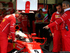 GP GRAN BRETAGNA, 14.07.2017 - Free Practice 1, Sebastian Vettel (GER) Ferrari SF70H with Shield cockpit cover e Maurizio Arrivabene (ITA) Ferrari Team Principal