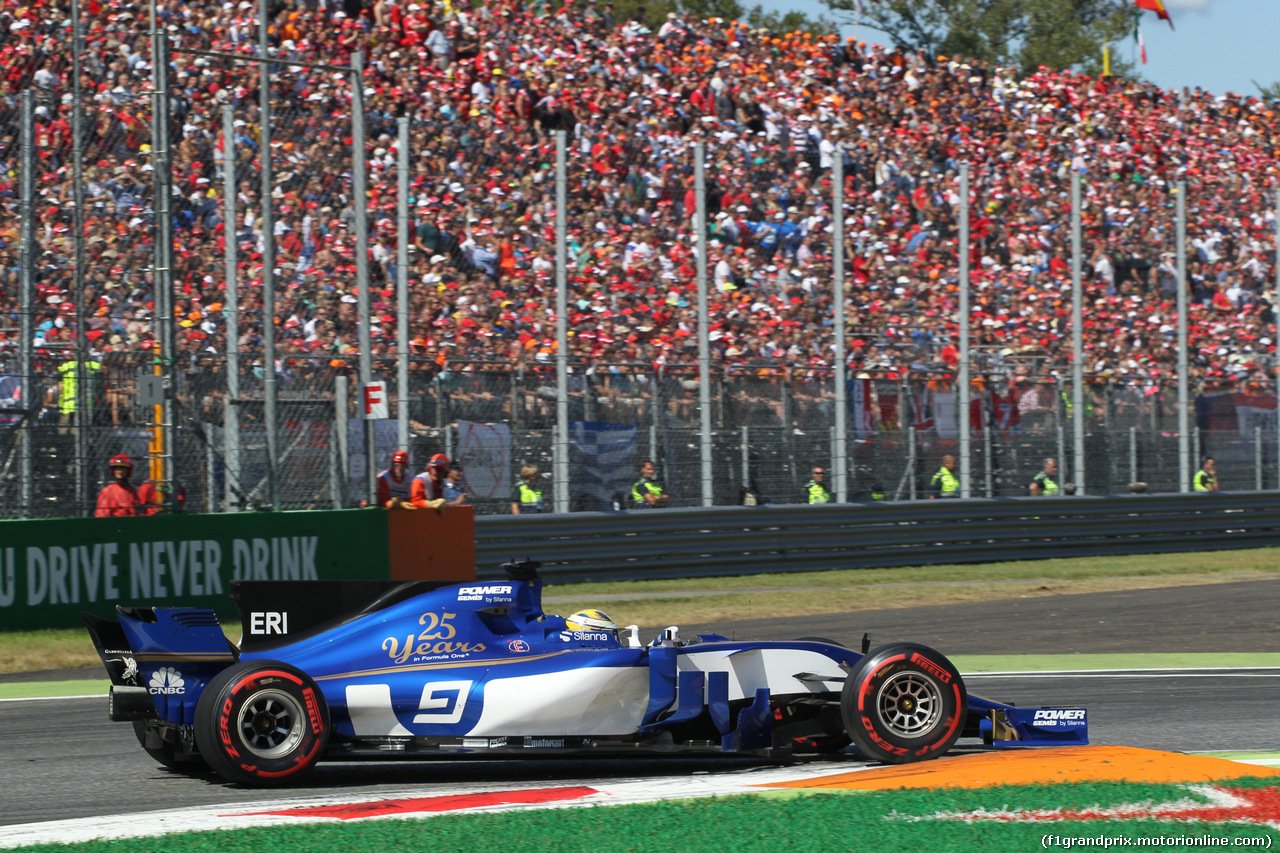 GP ITALIA, 03.09.2017- Gara, Marcus Ericsson (SUE) Sauber C36
