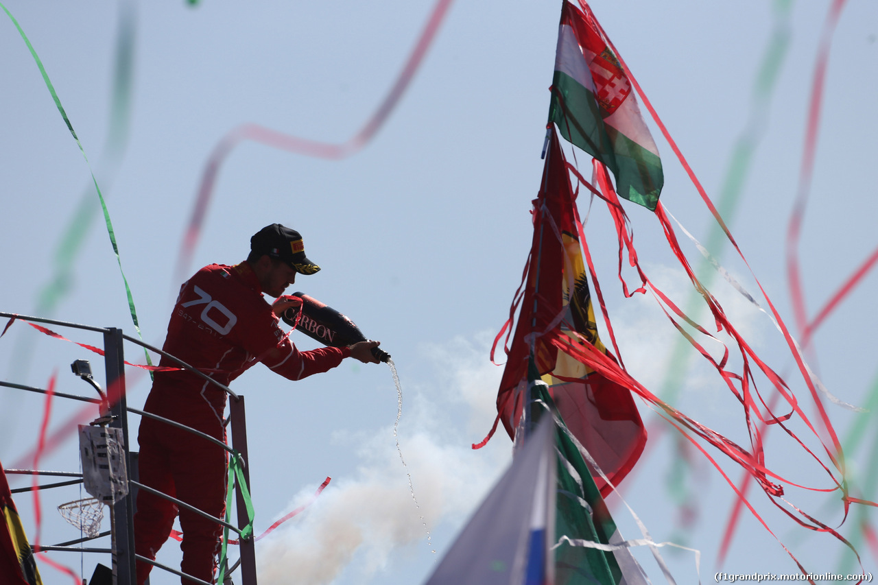 GP ITALIA, 03.09.2017- Podium, 3rd Sebastian Vettel (GER) Ferrari SF70H