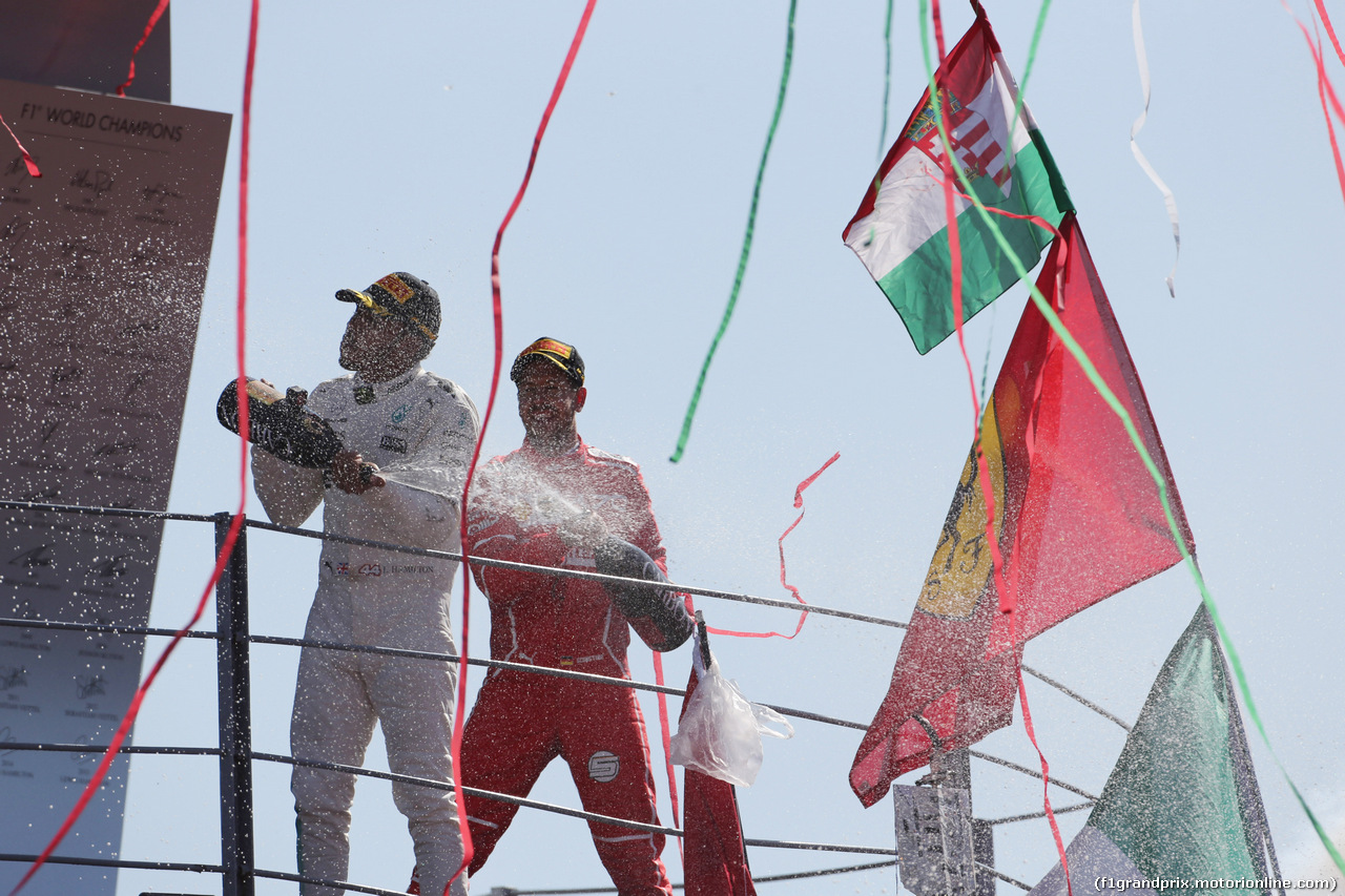 GP ITALIA, 03.09.2017- Podium, 3rd Sebastian Vettel (GER) Ferrari SF70H