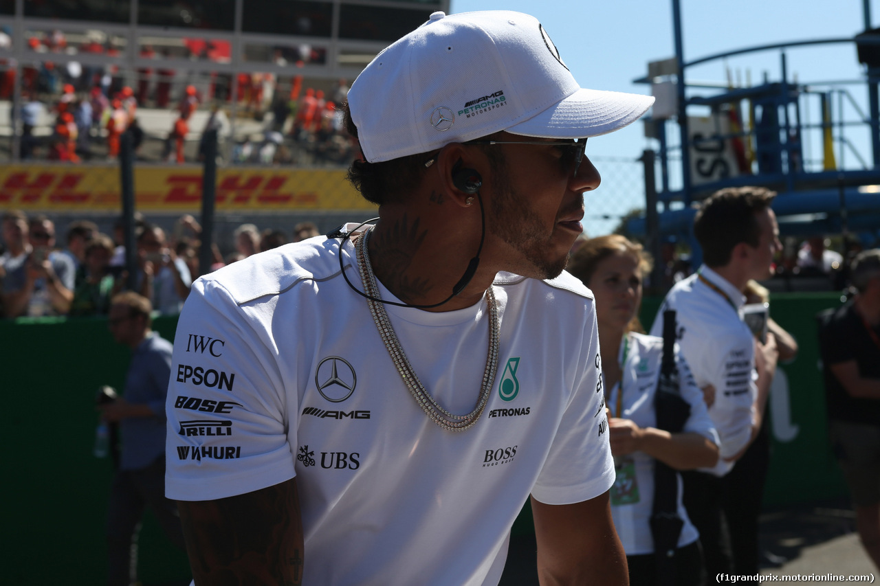 GP ITALIA, 03.09.2017- Lewis Hamilton (GBR) Mercedes AMG F1 W08