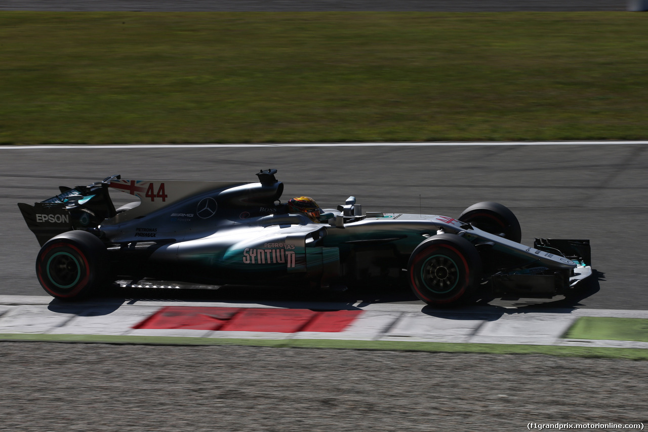 GP ITALIA, 03.09.2017- Gara, Lewis Hamilton (GBR) Mercedes AMG F1 W08