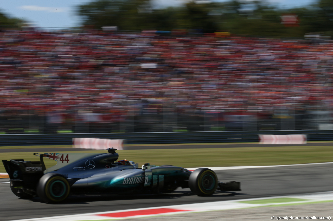 GP ITALIA, 03.09.2017- Gara, Lewis Hamilton (GBR) Mercedes AMG F1 W08