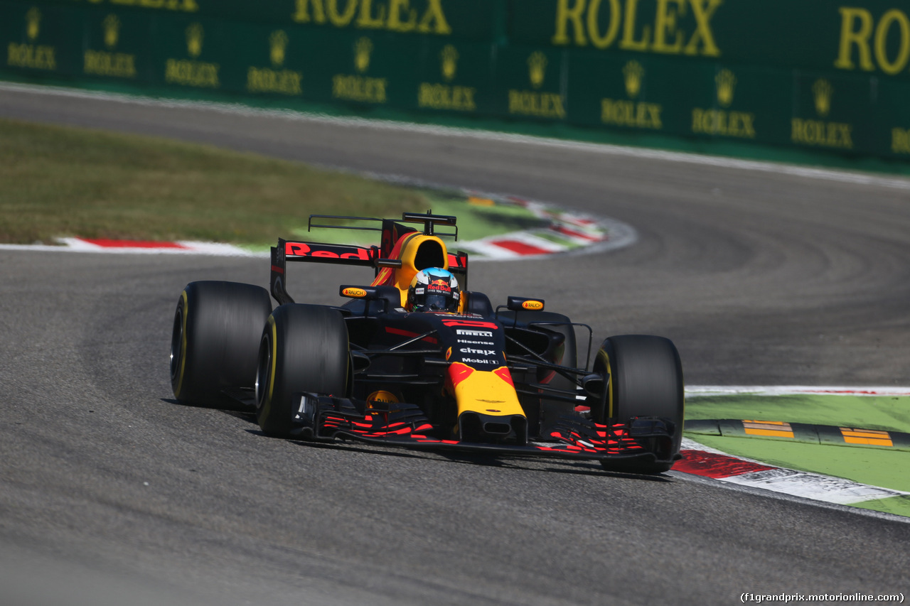 GP ITALIA, 03.09.2017- Gara, Daniel Ricciardo (AUS) Red Bull Racing RB13