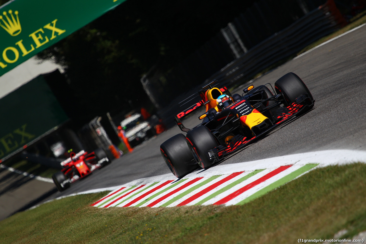 GP ITALIA, 03.09.2017- Gara, Daniel Ricciardo (AUS) Red Bull Racing RB13