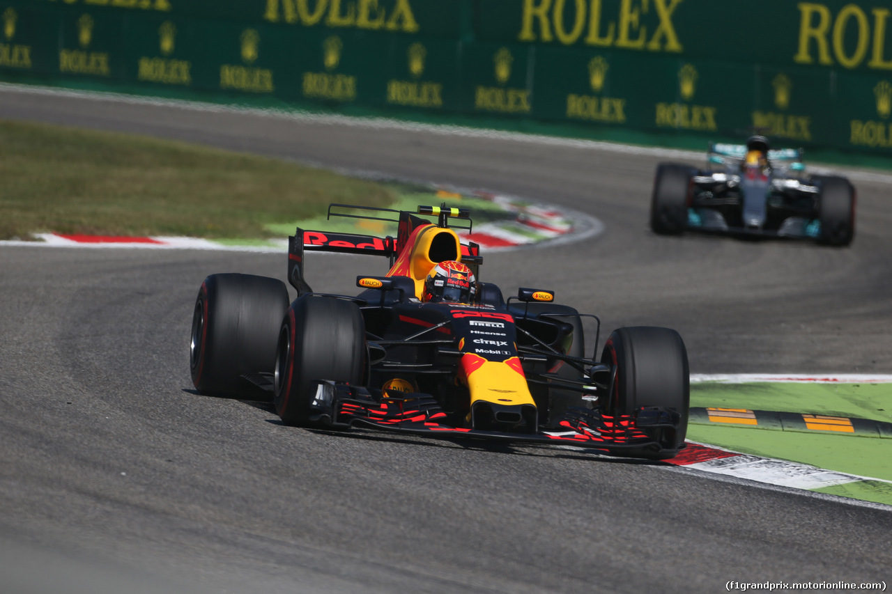 GP ITALIA, 03.09.2017- Gara, Max Verstappen (NED) Red Bull Racing RB13