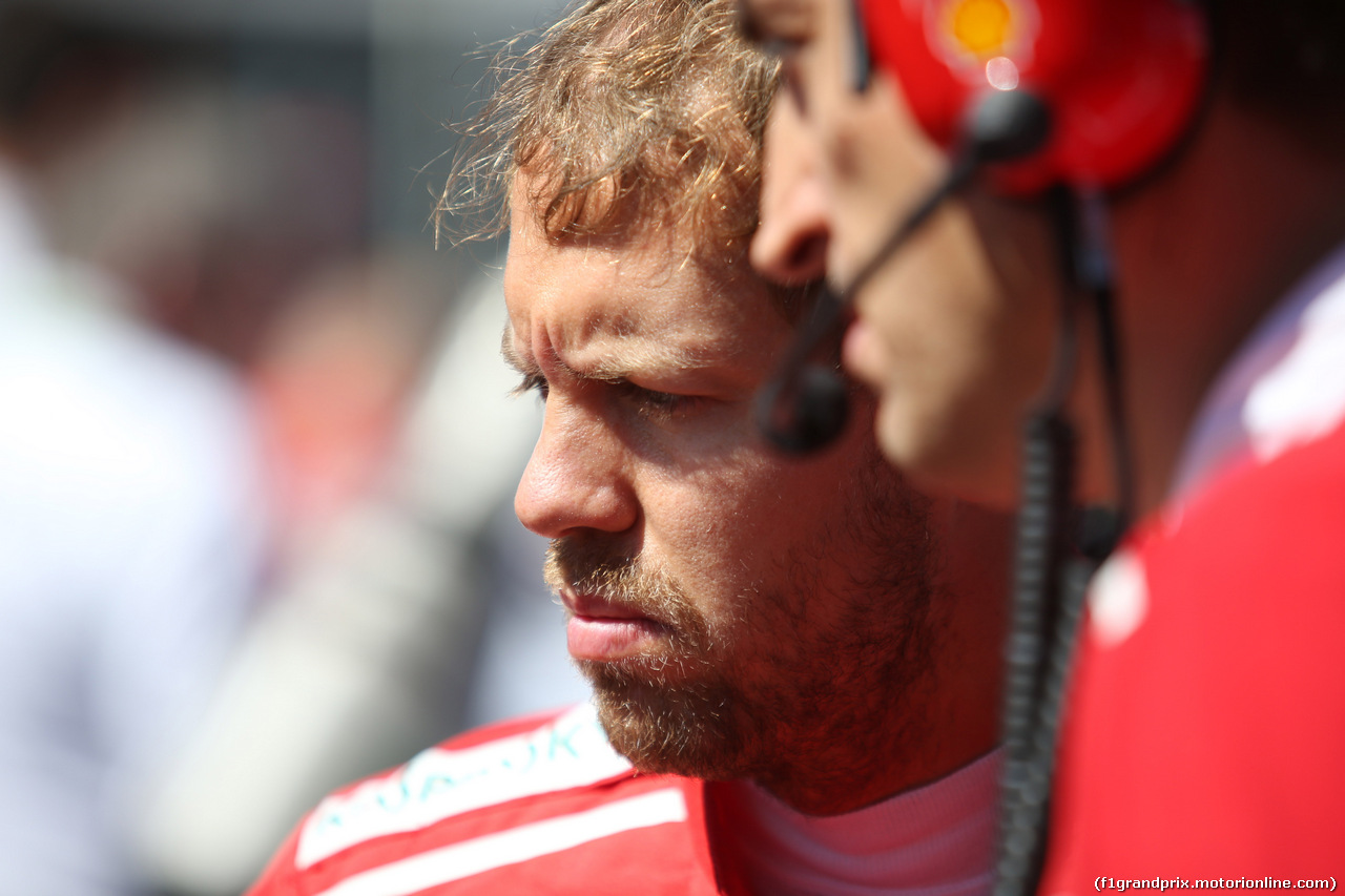 GP ITALIA, 03.09.2017- Sebastian Vettel (GER) Ferrari SF70H