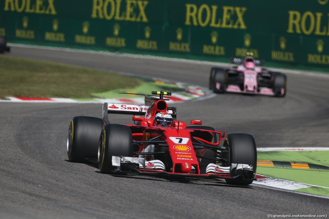 GP ITALIA, 03.09.2017- Gara, Kimi Raikkonen (FIN) Ferrari SF70H