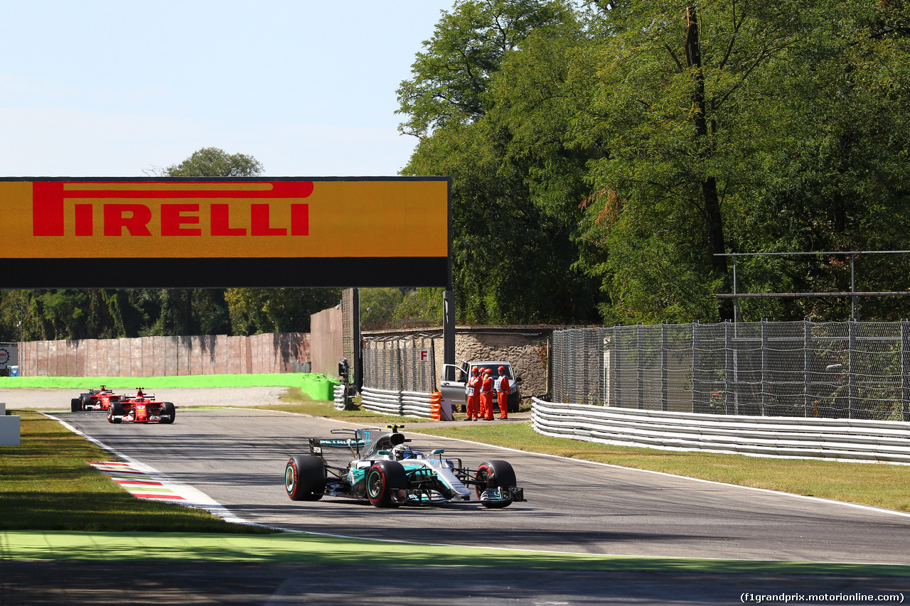 GP ITALIA, 03.09.2017- Gara, Valtteri Bottas (FIN) Mercedes AMG F1 W08