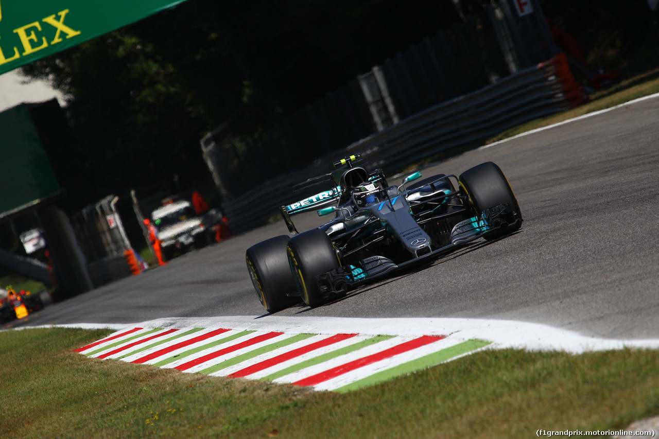 GP ITALIA, 03.09.2017- Gara, Valtteri Bottas (FIN) Mercedes AMG F1 W08