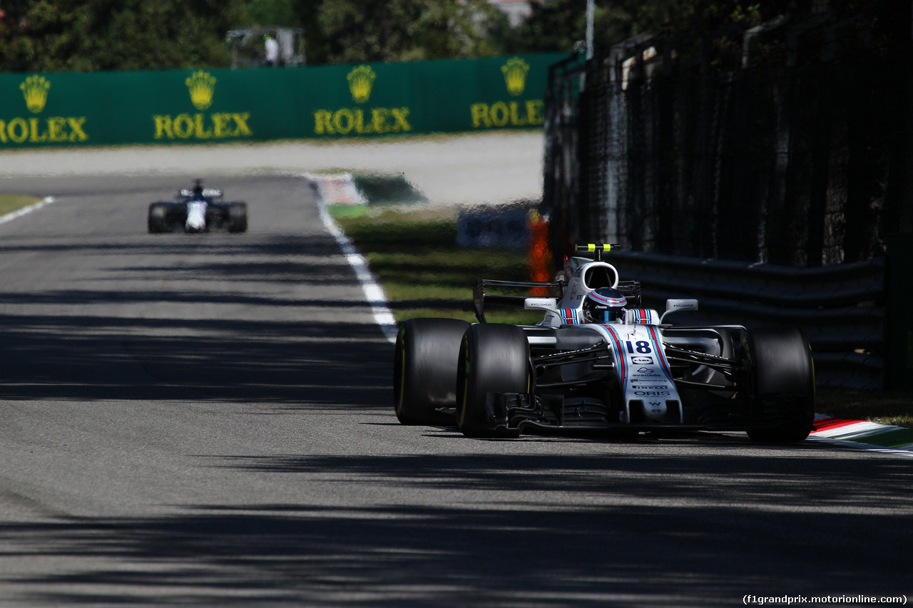 GP ITALIA, 03.09.2017- Gara, Lance Stroll (CDN) Williams FW40