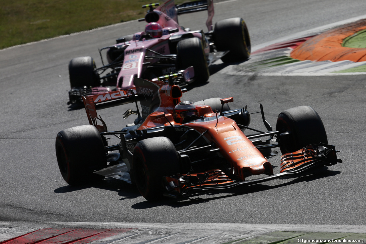 GP ITALIA, 03.09.2017- Gara, Stoffel Vandoorne (BEL) McLaren MCL32