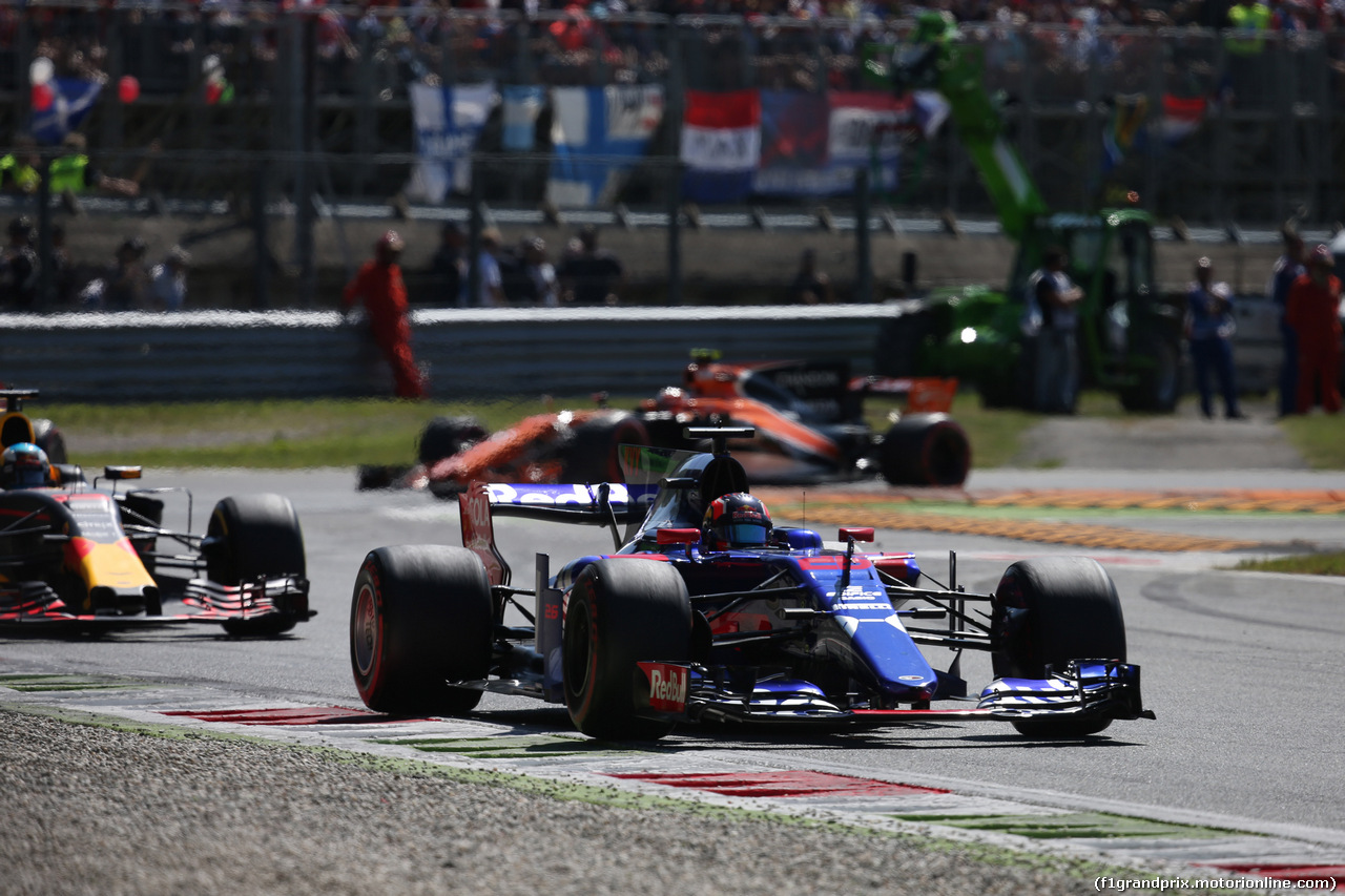 GP ITALIA, 03.09.2017- Gara, Daniil Kvyat (RUS) Scuderia Toro Rosso STR12