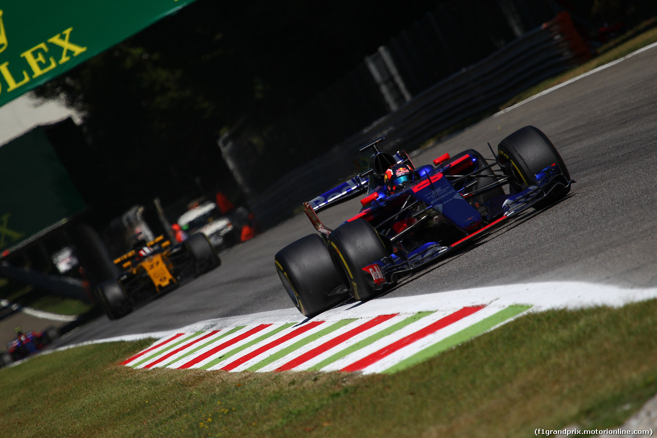 GP ITALIA, 03.09.2017- Gara, Daniil Kvyat (RUS) Scuderia Toro Rosso STR12