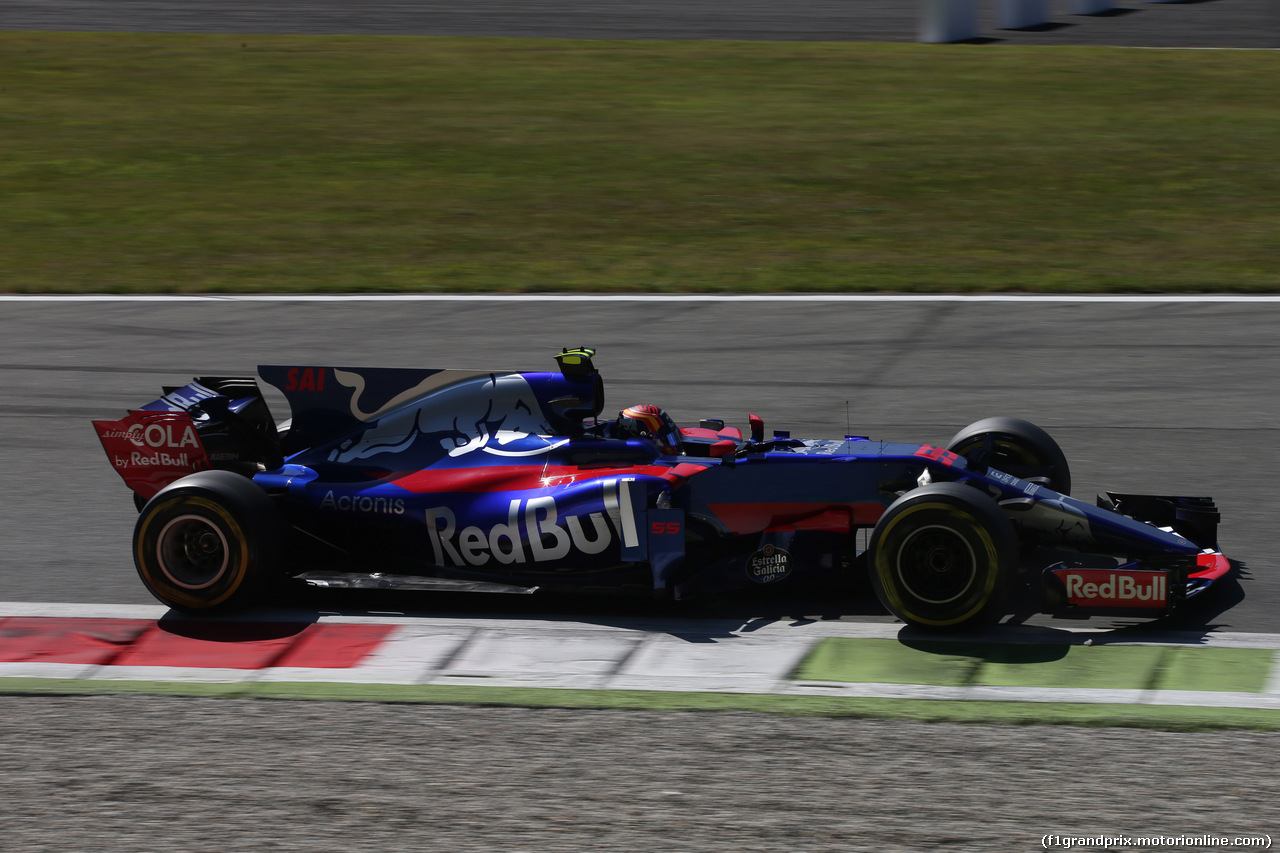 GP ITALIA, 03.09.2017- Gara, Carlos Sainz Jr (ESP) Scuderia Toro Rosso STR12