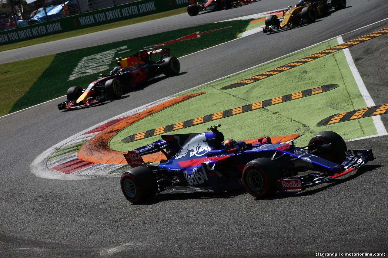 GP ITALIA, 03.09.2017- Gara, Carlos Sainz Jr (ESP) Scuderia Toro Rosso STR12