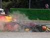 GP ITALIA, 03.09.2017- Gara, Max Verstappen (NED) Red Bull Racing RB13 with broken tire