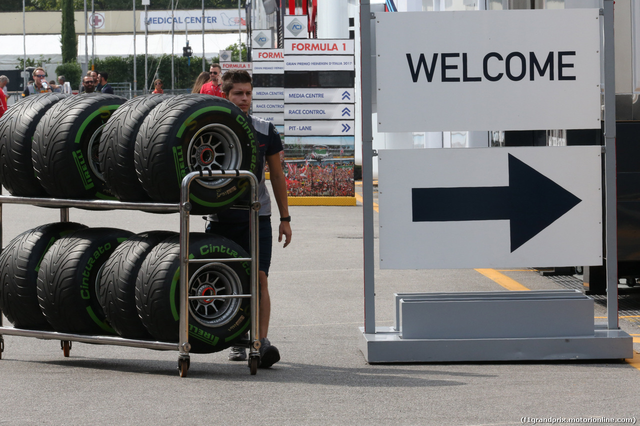 GP ITALIA, 31.08.2017- Tires