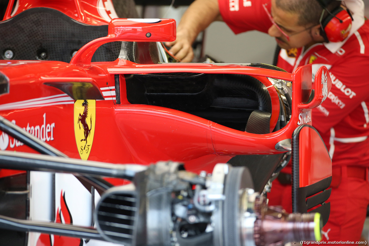 GP ITALIA, 31.08.2017- Ferrari SF70H Tech Detail