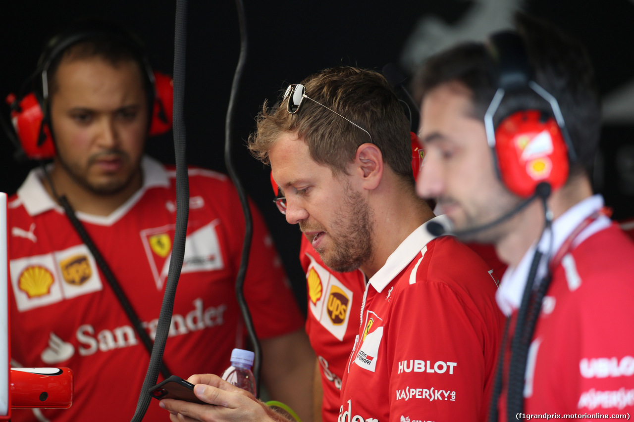 GP ITALIA, 31.08.2017- Sebastian Vettel (GER) Ferrari SF70H
