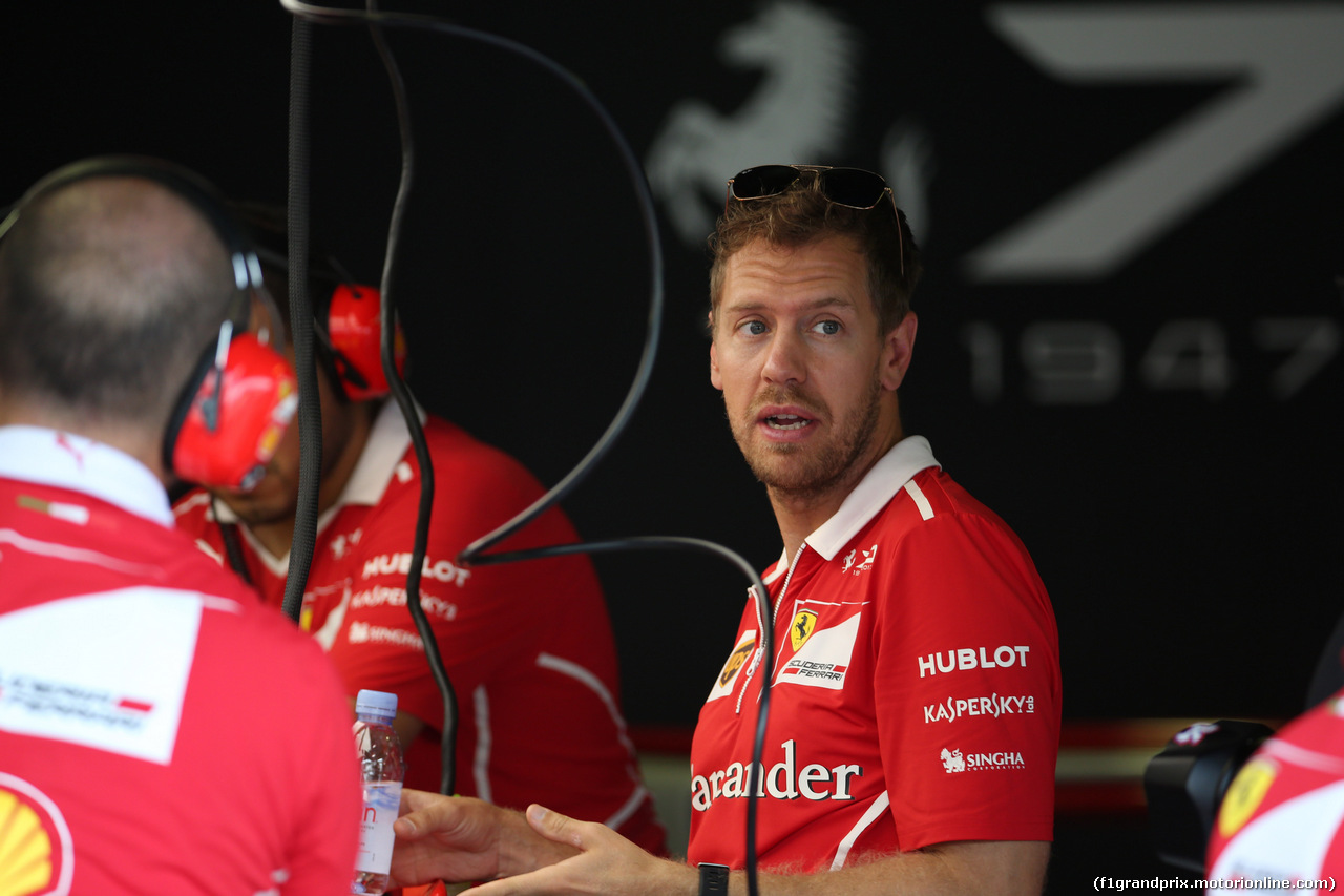 GP ITALIA, 31.08.2017- Sebastian Vettel (GER) Ferrari SF70H