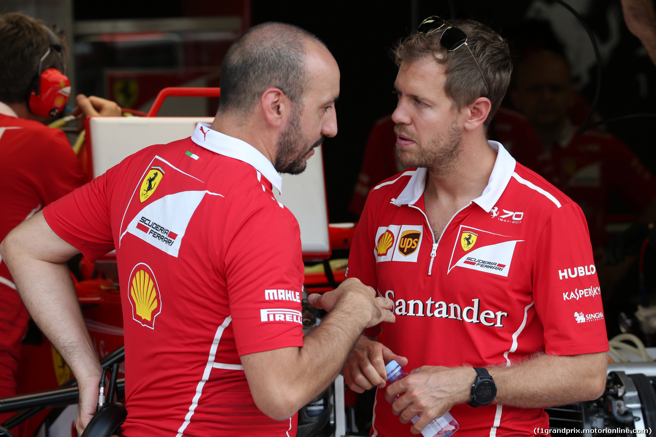 GP ITALIA, 31.08.2017- Sebastian Vettel (GER) Ferrari SF70H
