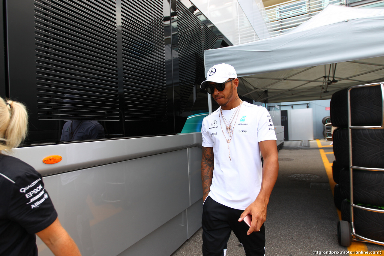 GP ITALIA, 31.08.2017- Lewis Hamilton (GBR) Mercedes AMG F1 W08