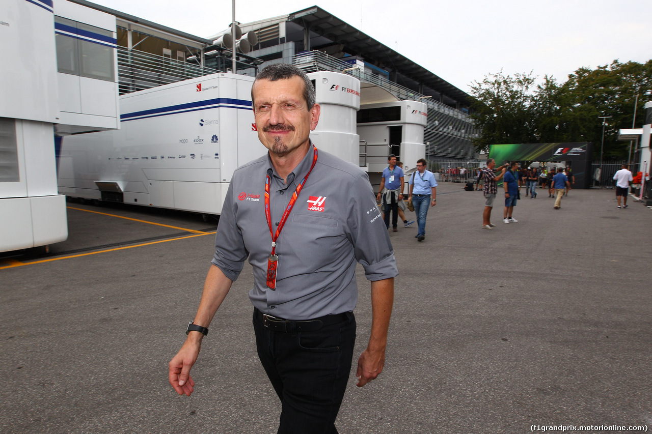 GP ITALIA, 31.08.2017- Guenther Steiner (ITA) Haas F1 Team Prinicipal