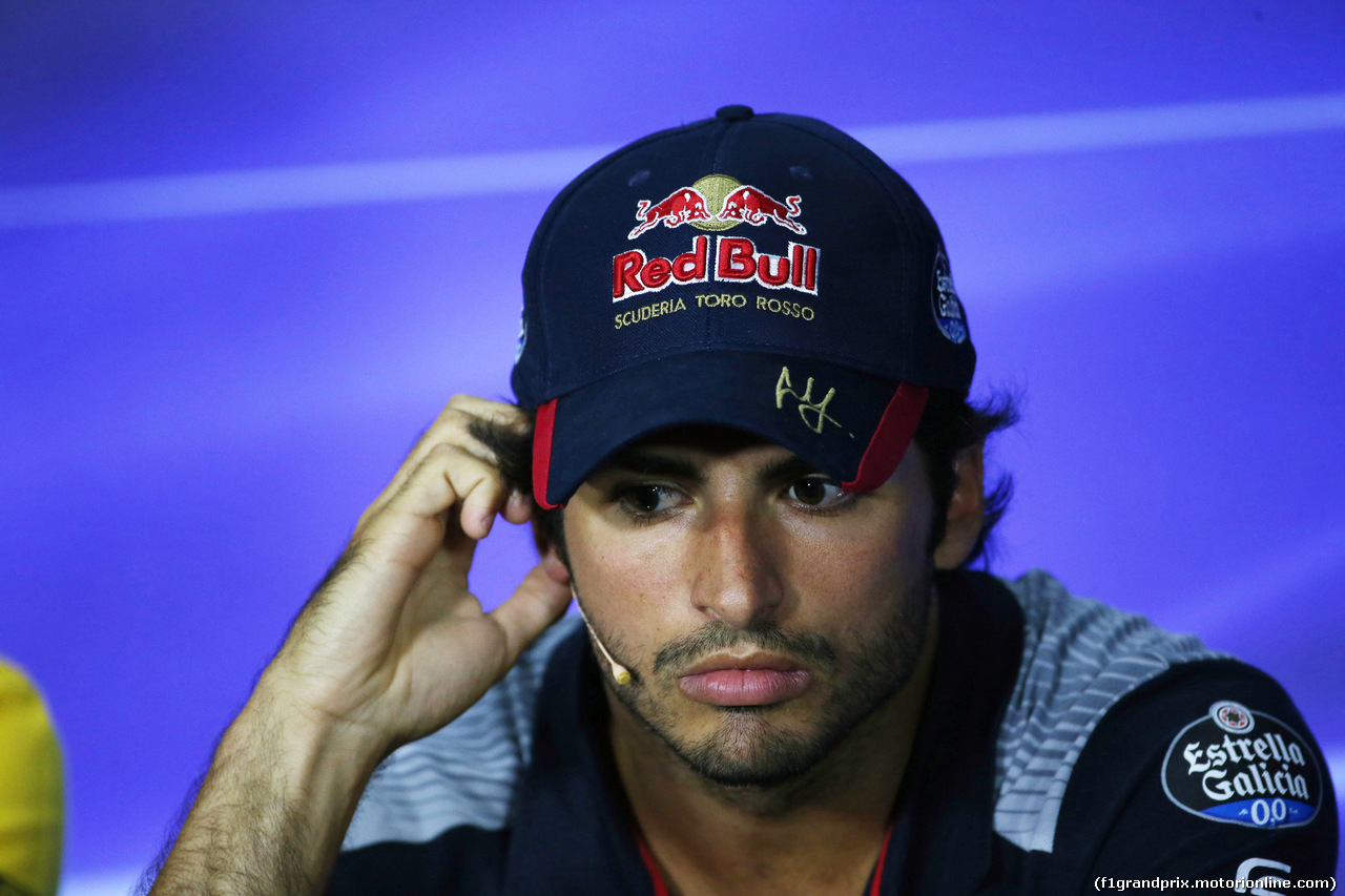 GP ITALIA, 31.08.2017- Giovedi' Press Conference, Carlos Sainz Jr (ESP) Scuderia Toro Rosso STR12