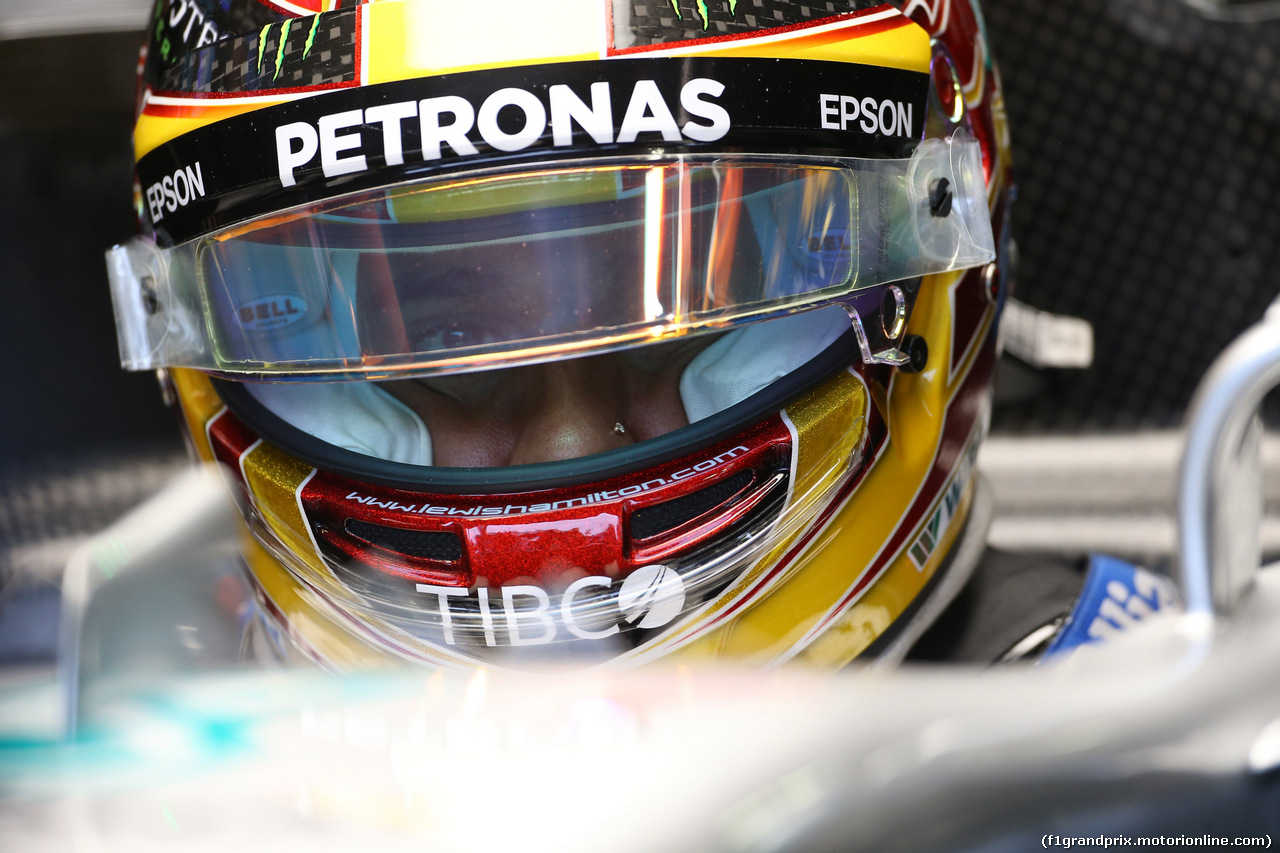 GP ITALIA, 02.09.2017- Free practice 3, Lewis Hamilton (GBR) Mercedes AMG F1 W08