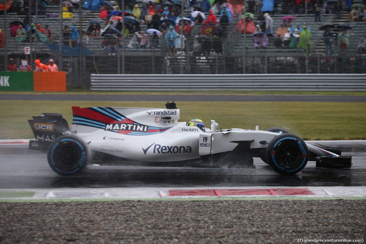 GP ITALIA, 02.09.2017- Free practice 3, Felipe Massa (BRA) Williams F1 Team FW40