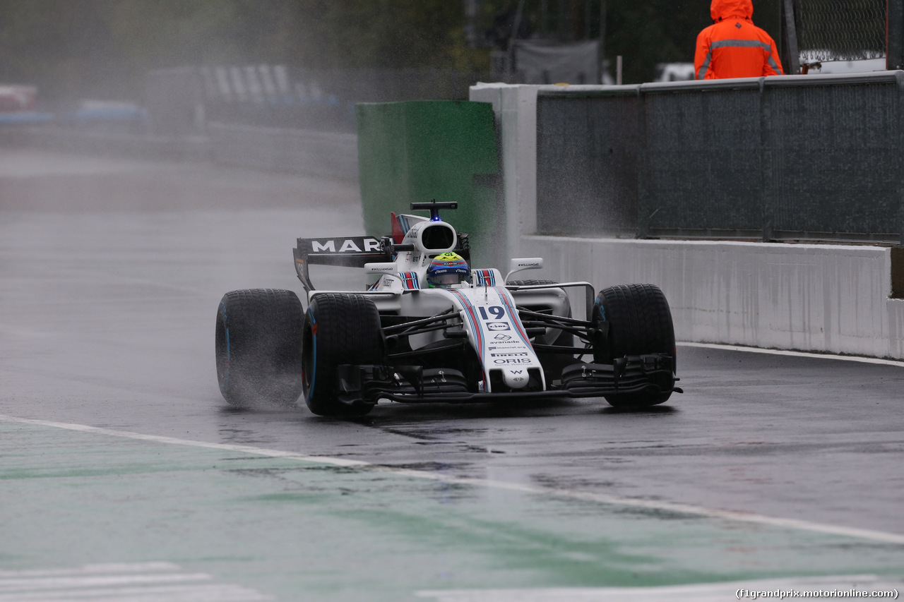 GP ITALIA, 02.09.2017- Free practice 3, Felipe Massa (BRA) Williams F1 Team FW40