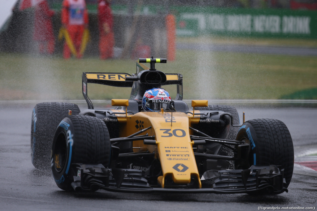 GP ITALIA, 02.09.2017- Free practice 3, Jolyon Palmer (GBR) Renault Sport F1 Team RS17