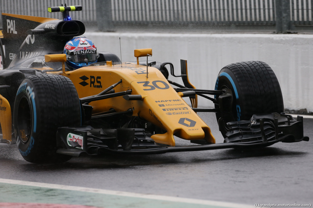 GP ITALIA, 02.09.2017- Free practice 3, Jolyon Palmer (GBR) Renault Sport F1 Team RS17