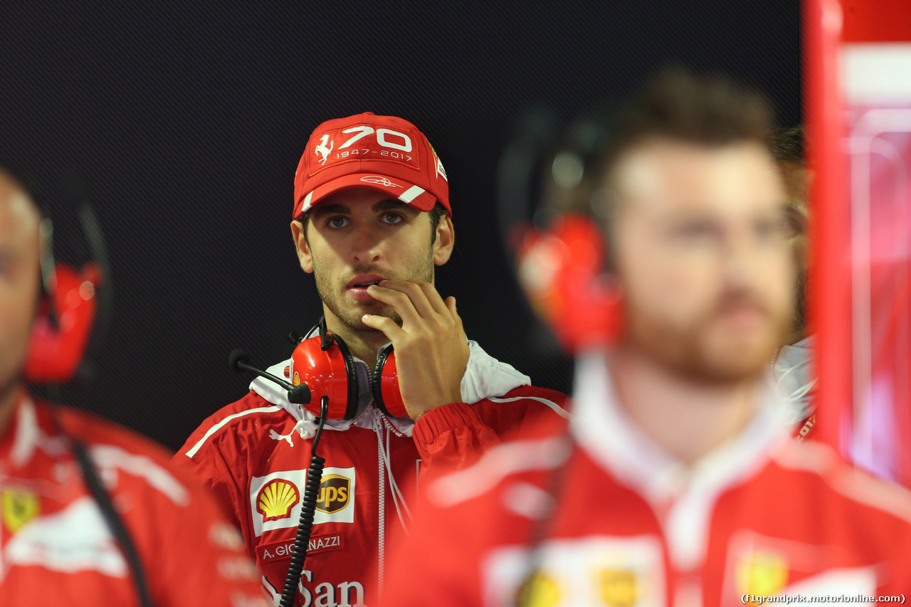 GP ITALIA, 02.09.2017- Free practice 3, Antonio Giovinazzi (ITA) Ferrari Development Driver