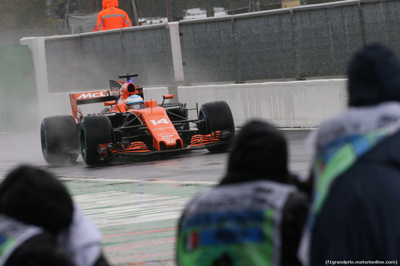 GP ITALIA, 02.09.2017- Free practice 3, Fernando Alonso (ESP) McLaren Honda MCL32