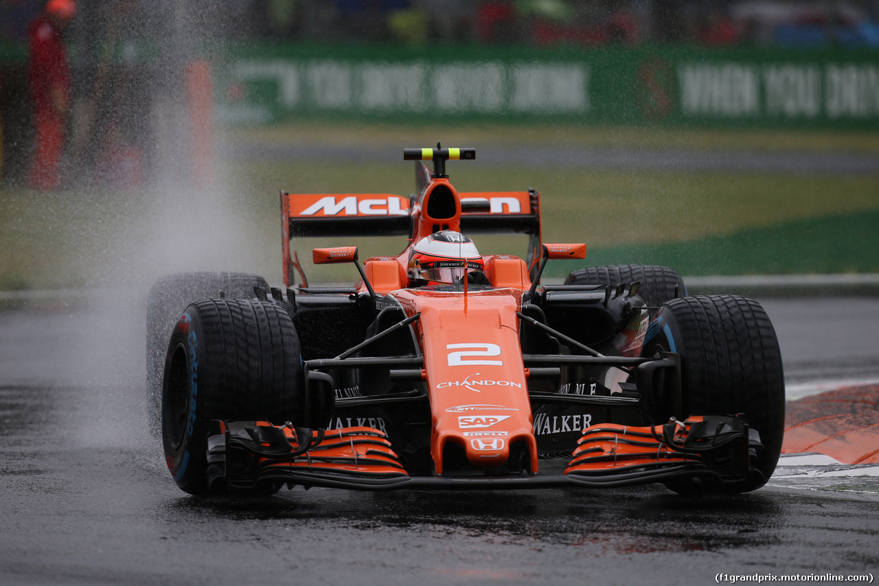 GP ITALIA, 02.09.2017- Free practice 3, Stoffel Vandoorne (BEL) McLaren MCL32