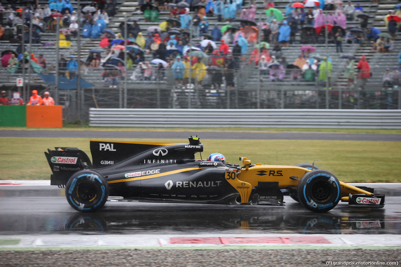 GP ITALIA, 02.09.2017- Free practice 3, Jolyon Palmer (GBR) Renault Sport F1 Team RS17