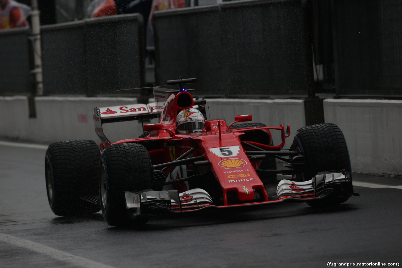 GP ITALIA, 02.09.2017- Free practice 3, Sebastian Vettel (GER) Ferrari SF70H