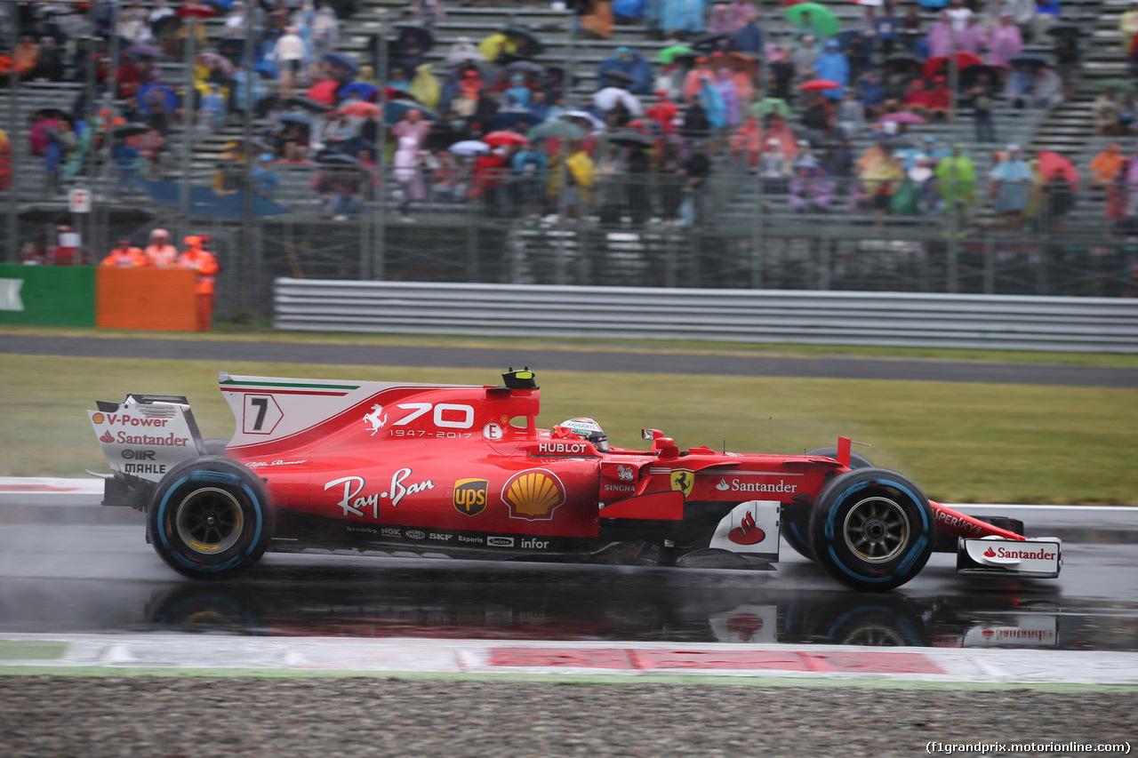 GP ITALIA, 02.09.2017- Free practice 3, Kimi Raikkonen (FIN) Ferrari SF70H