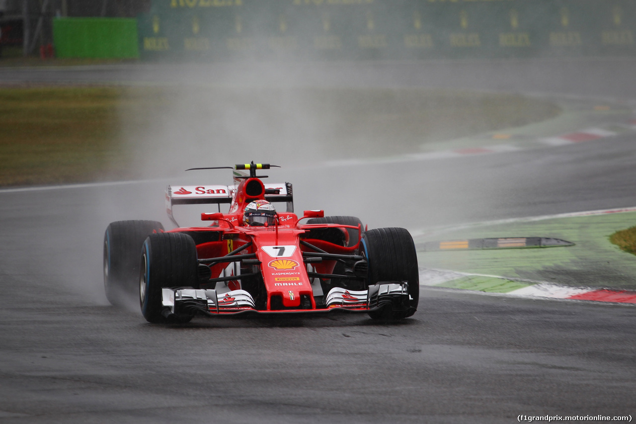 GP ITALIA, 02.09.2017- Free practice 3, Kimi Raikkonen (FIN) Ferrari SF70H
