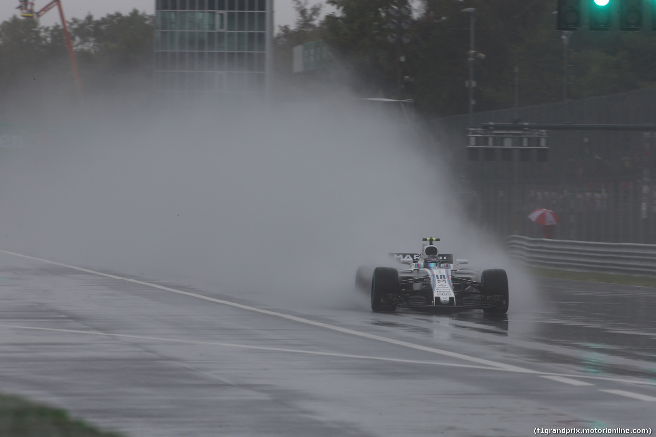 GP ITALIA, 02.09.2017- Free practice 3, Lance Stroll (CDN) Williams FW40