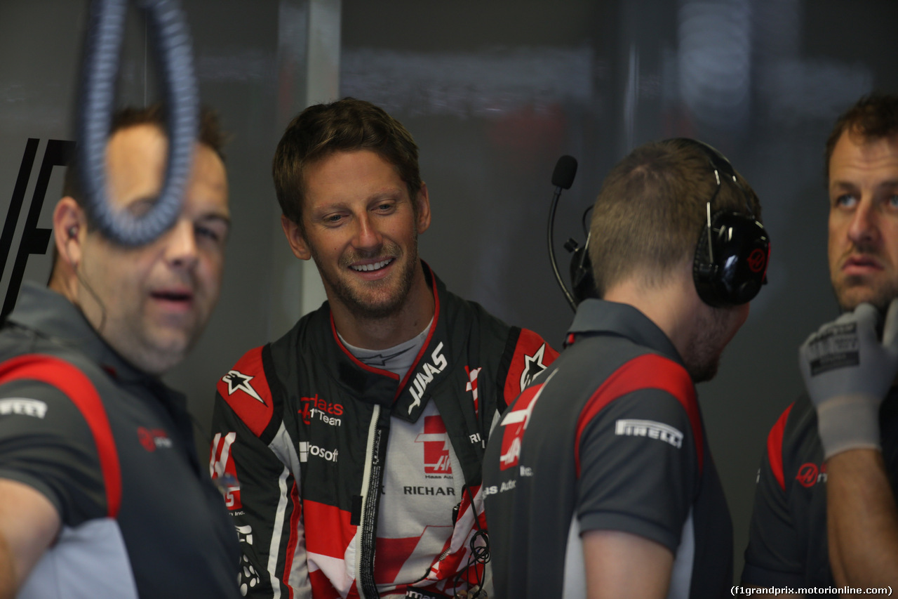 GP ITALIA, 02.09.2017- Free practice 3, Romain Grosjean (FRA) Haas F1 Team VF-17