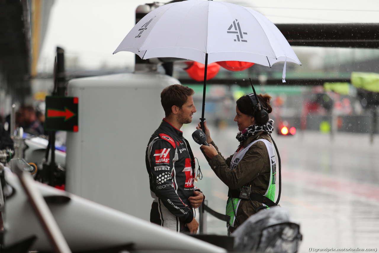 GP ITALIA, 02.09.2017- Free practice 3, Romain Grosjean (FRA) Haas F1 Team VF-17