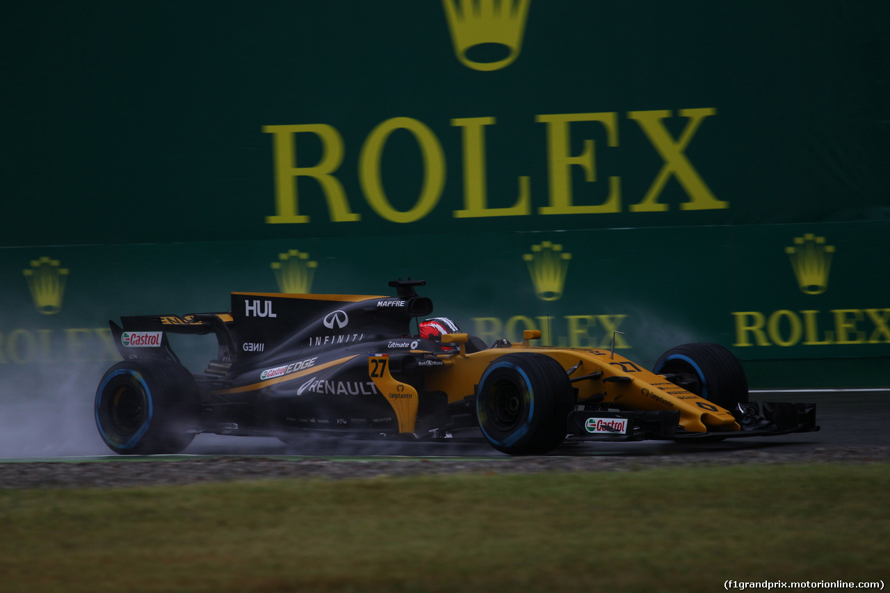 GP ITALIA, 02.09.2017- Free practice 3, Nico Hulkenberg (GER) Renault Sport F1 Team RS17