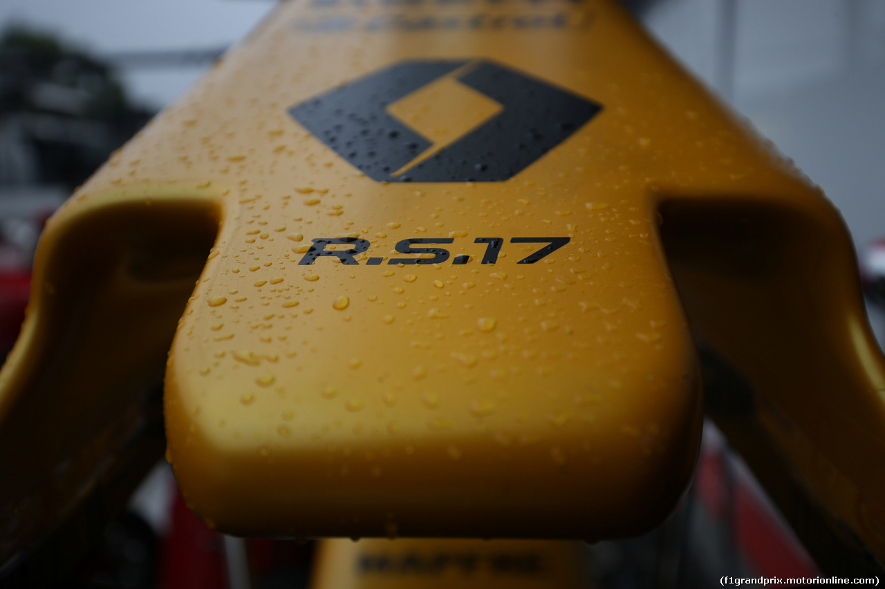 GP ITALIA, 02.09.2017- Free practice 3,  Renault Sport F1 Team RS17 Tech Detail