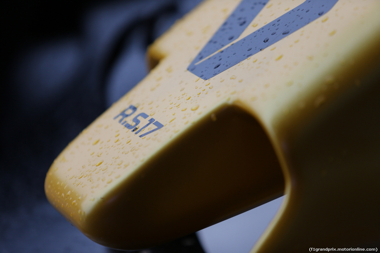 GP ITALIA, 02.09.2017- Free practice 3,  Renault Sport F1 Team RS17 Tech Detail