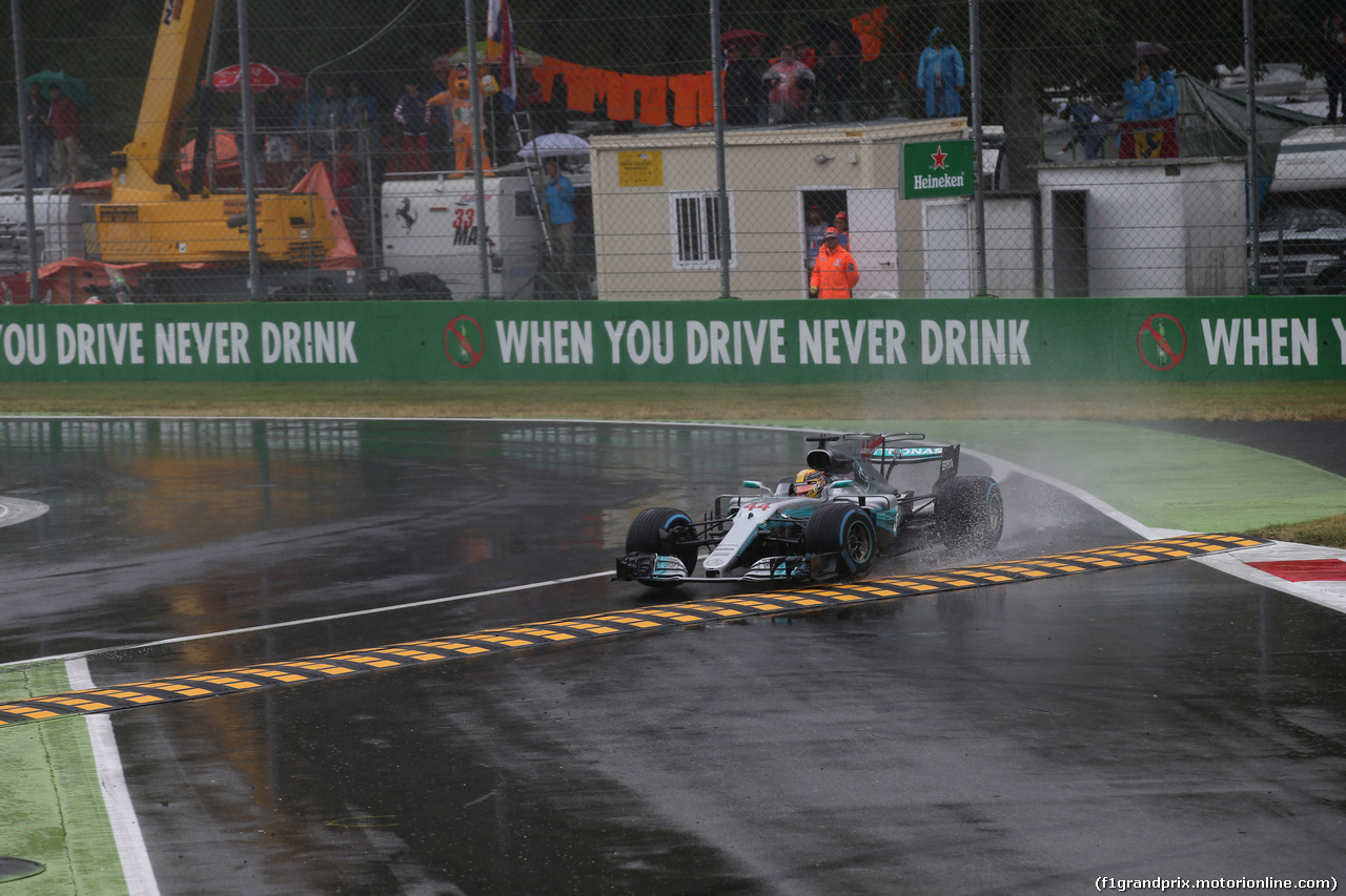GP ITALIA, 02.09.2017- Qualifiche, Lewis Hamilton (GBR) Mercedes AMG F1 W08