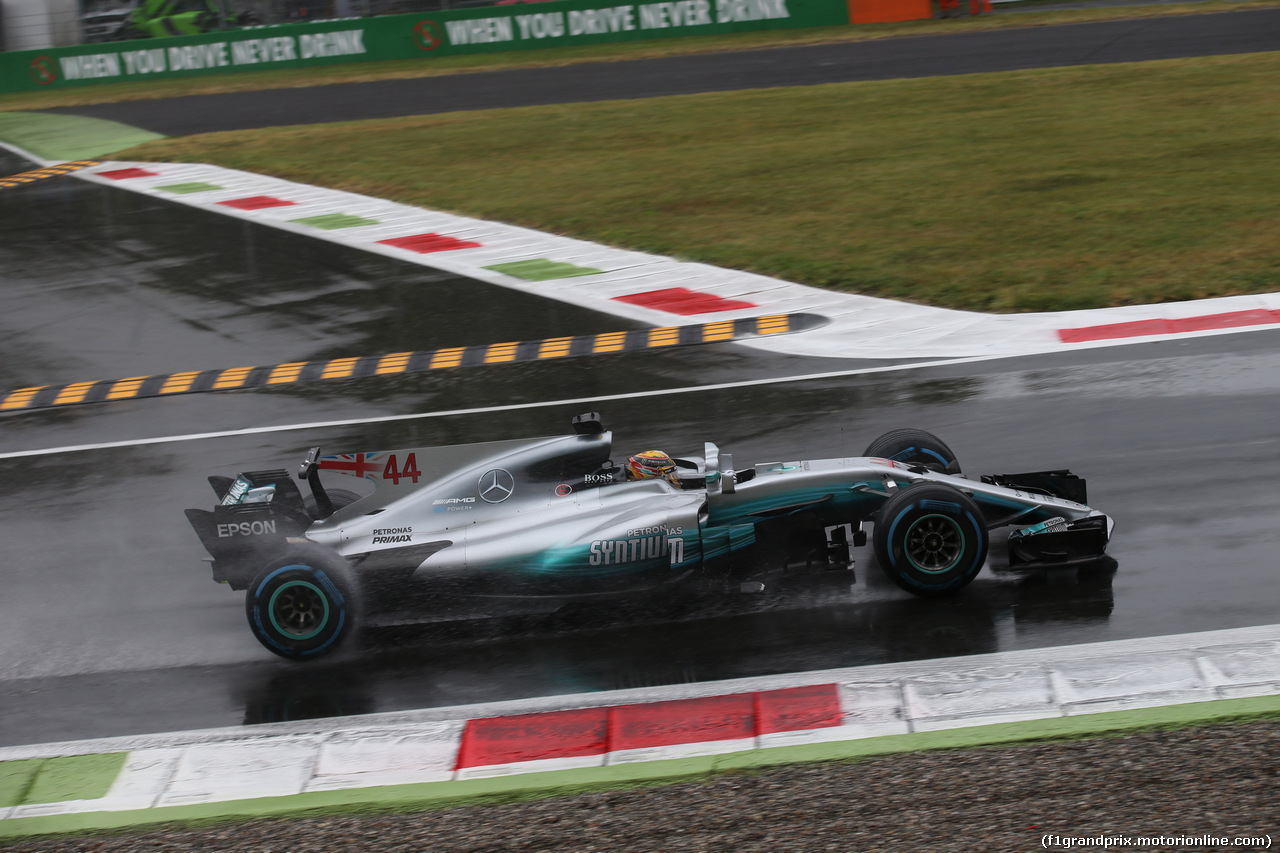 GP ITALIA, 02.09.2017- Qualifiche, Lewis Hamilton (GBR) Mercedes AMG F1 W08